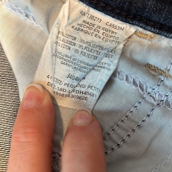 Lee Dark Blue Petite Straight Leg Jeans - Picture 3 of 8